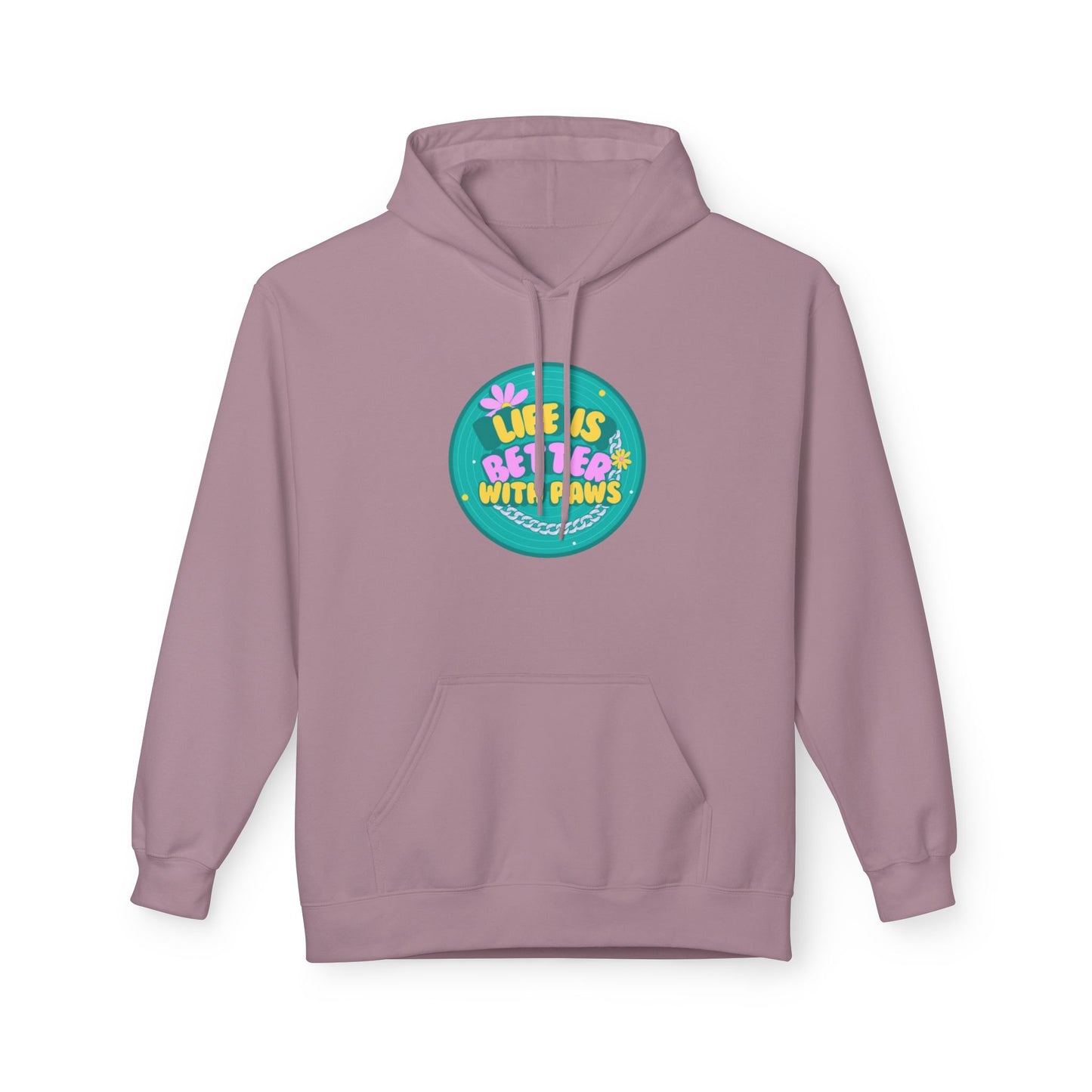 "Life Is Better With Paws" – Cozy Pet Lover Hoodie