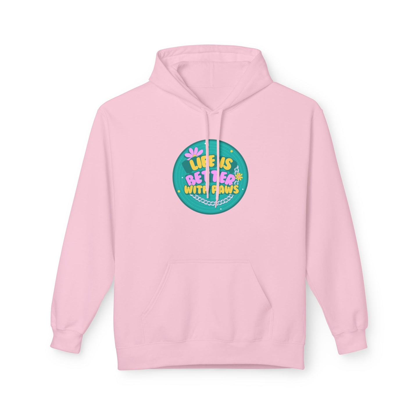 "Life Is Better With Paws" – Cozy Pet Lover Hoodie