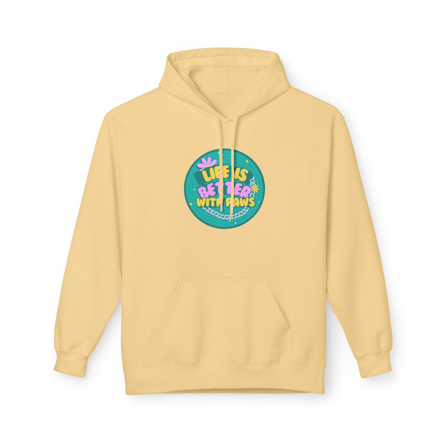 "Life Is Better With Paws" – Cozy Pet Lover Hoodie