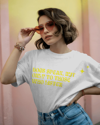 "Dogs Speak, But Only to Those Who Listen" – Dog Lover T-Shirt